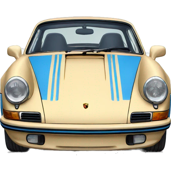 porsche with a blue stripe in the middle emoji