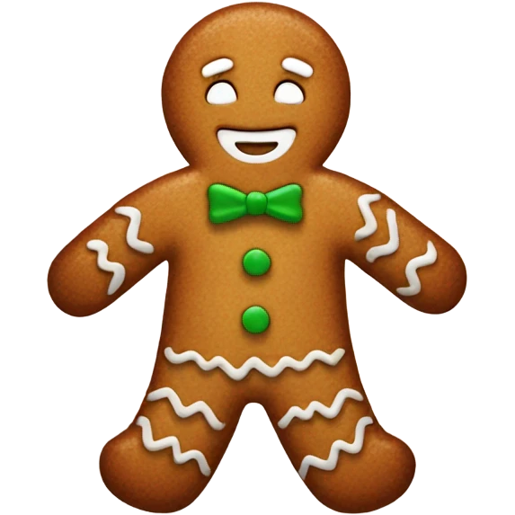 Ginger bread man emoji