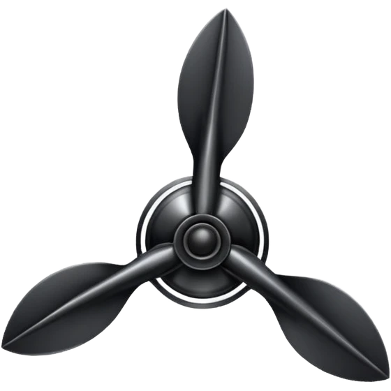 Black Propeller emoji