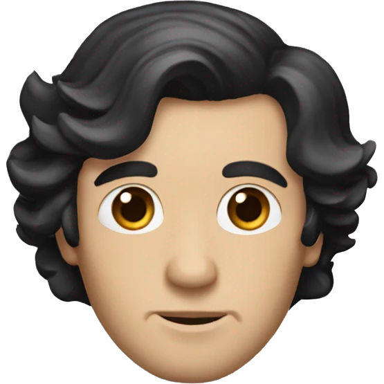 sherlock holmes with long black hair emoji