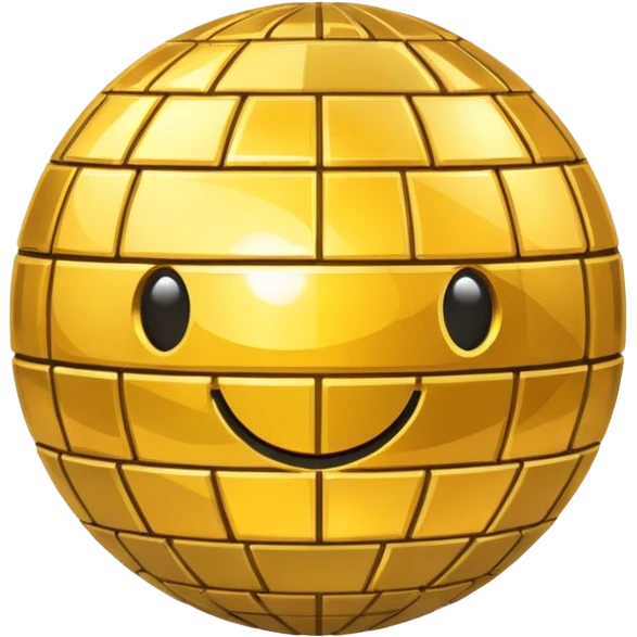 disco ball emojk gold emoji