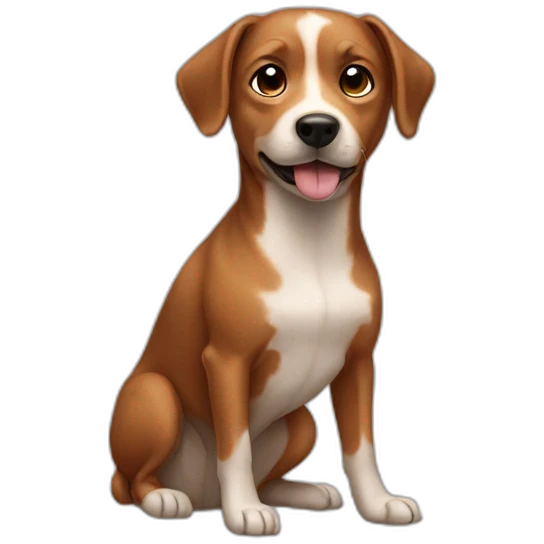 small brown dog emoji