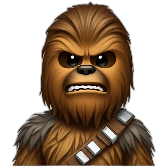 Chewbacca crying emoji