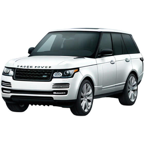 White Range Rover emoji