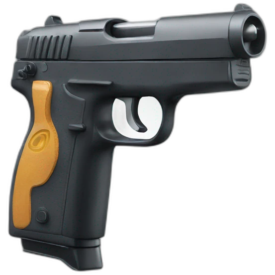 Pistolet laser emoji