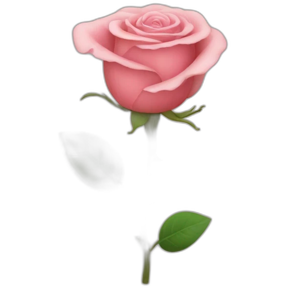 Un caca rose emoji