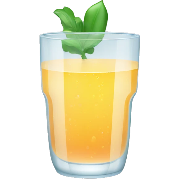 water glass mix with juice icon emoji