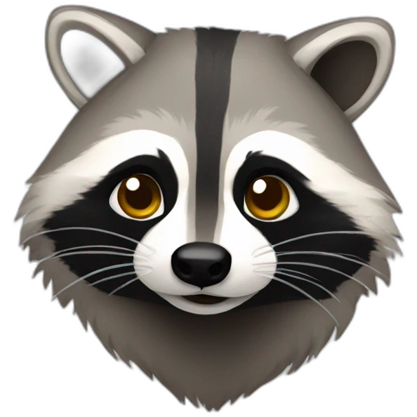Raccoon emoji
