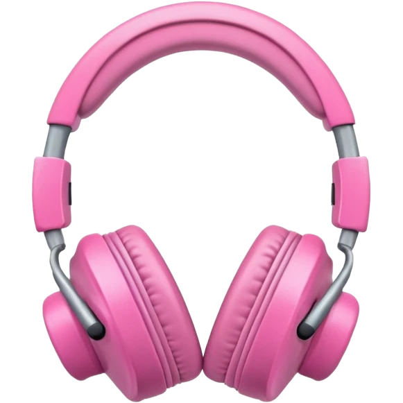 Pink Headphone emoji
