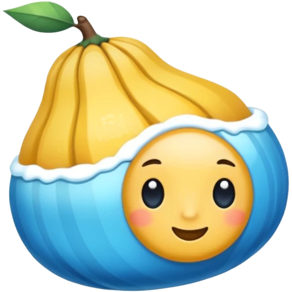 Glitter pacote de pipoca, listras roxas e azul ciano emoji