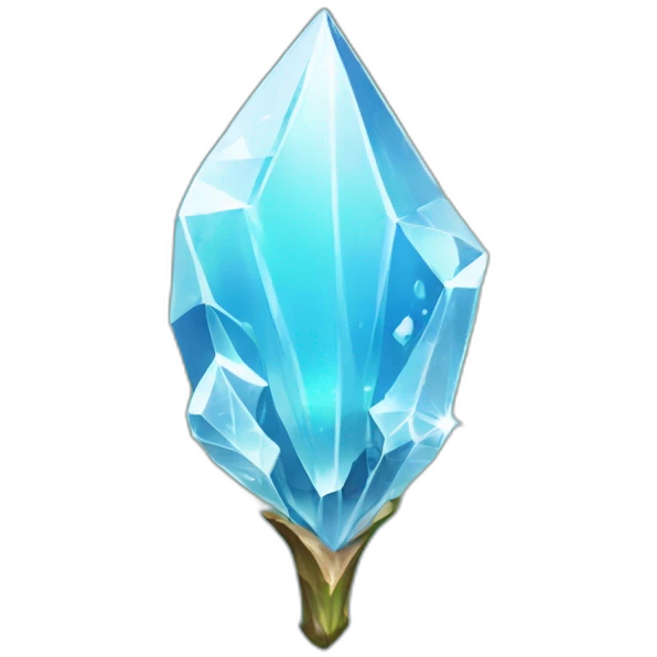 Clear crystal sward emoji