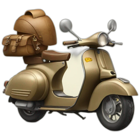 indiana jones in vespa emoji