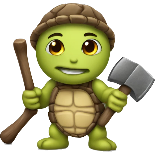 Turtelduer with hammer emoji