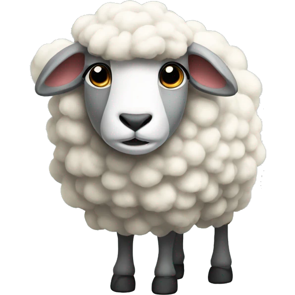 Cool sheep emoji