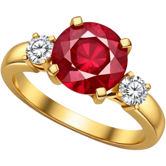 glitter rubi diamond married ring emoji