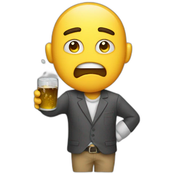 drunk emoji