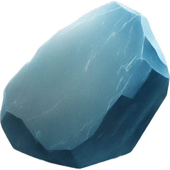blue stone emoji