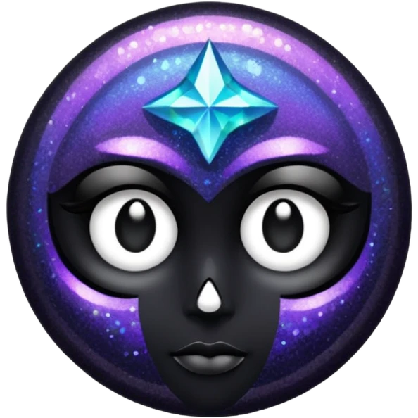 Glitter dark romance emoji