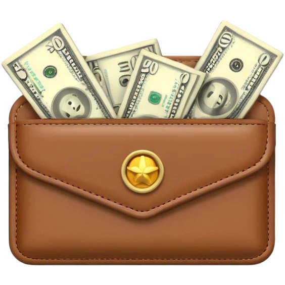Aviator money emoji, wallet full of cash, casino vibe, premium 3D emoji style, clean, no background
 emoji