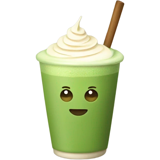 Matcha latte  emoji