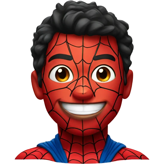 spider-man smiling emoji