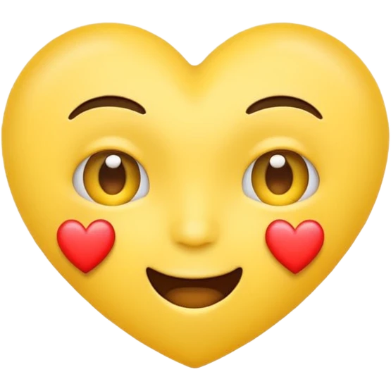 Shaking face emoji but with heart shaped eyes emoji