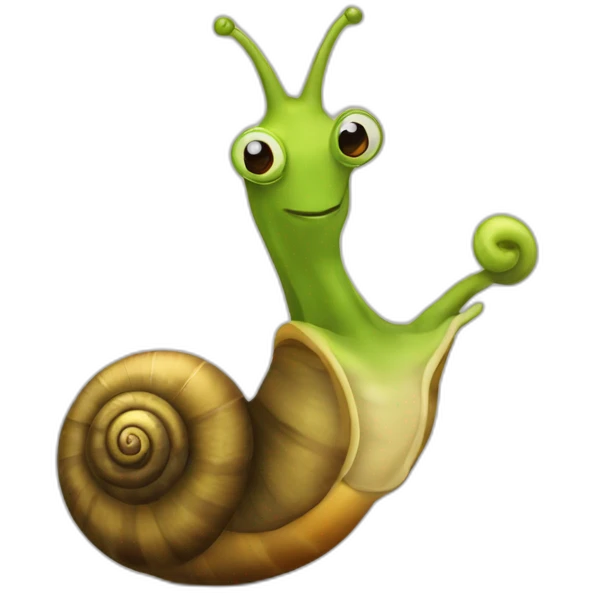 Gentleman snail emoji