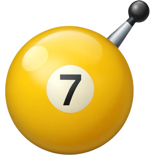 billiard ball 7 number emoji