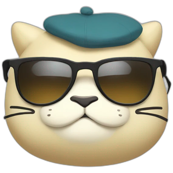 Snorlax with sunglasses emoji