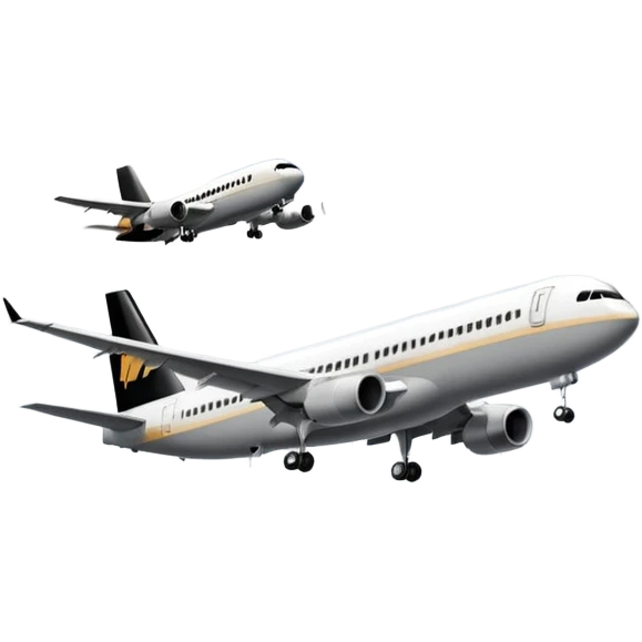 the number 21 on a plane flying near the twin towers emoji