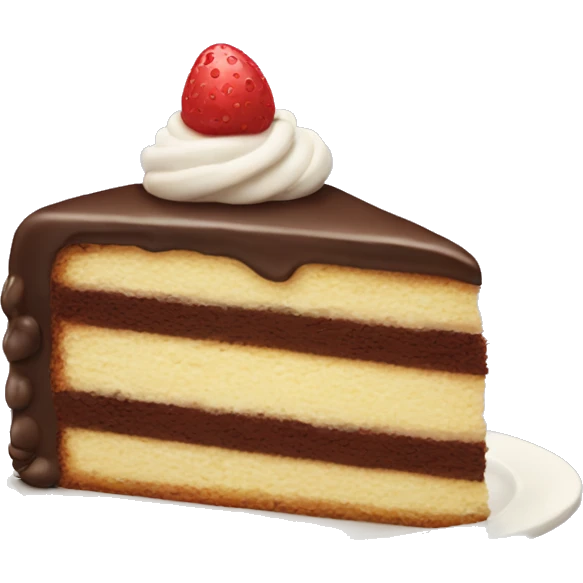 Slice of cake emoji