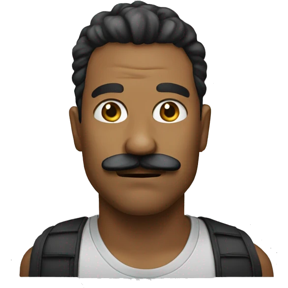 😐which mustache  emoji