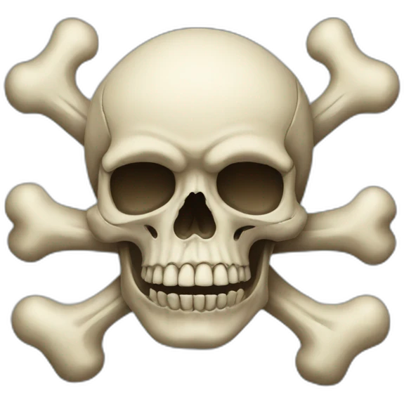 skull and bones emoji