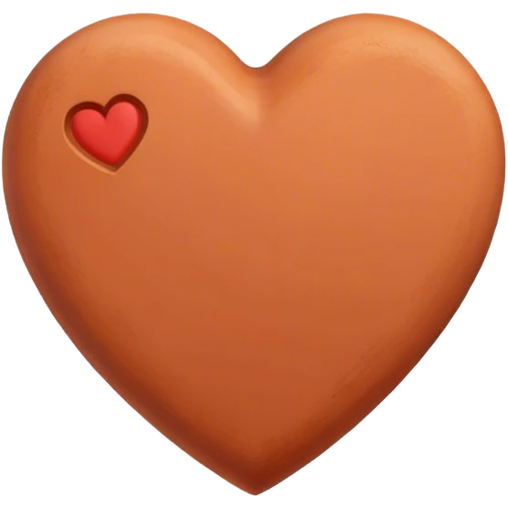 Terracotta heart emoji