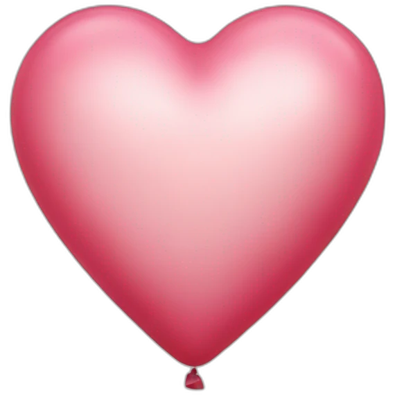 ballon heart emoji