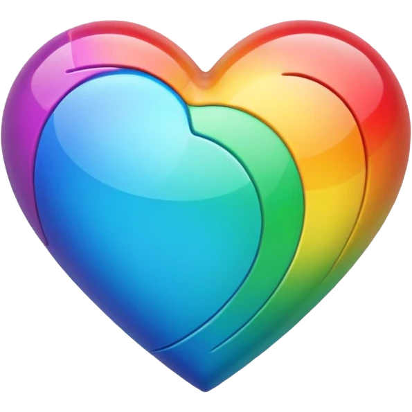 rainbow heart emoji