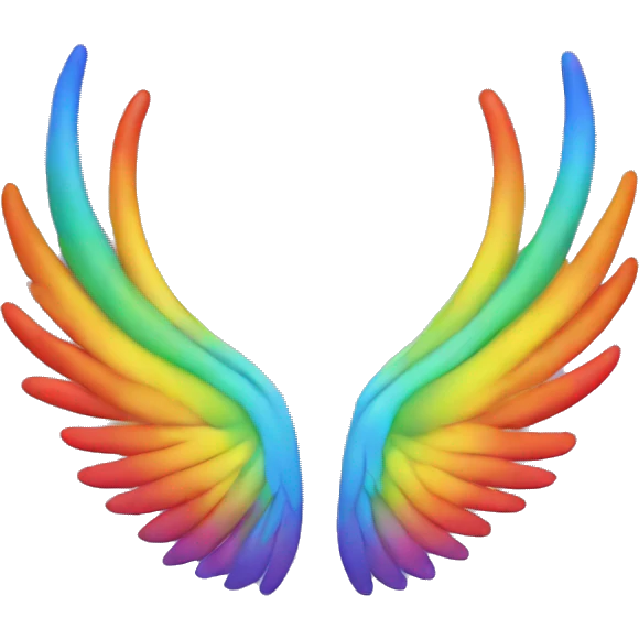 reinbow wings emoji