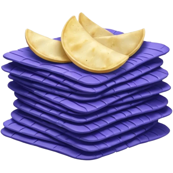 blue potato chips emoji