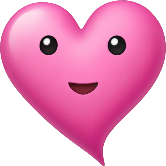 Pink heart emoji