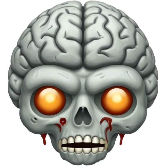 ZOMBIE BRAIN emoji
