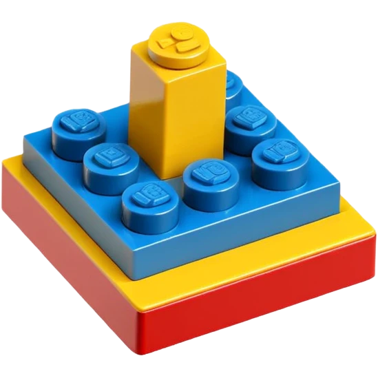 A simple LEGO build emoji
