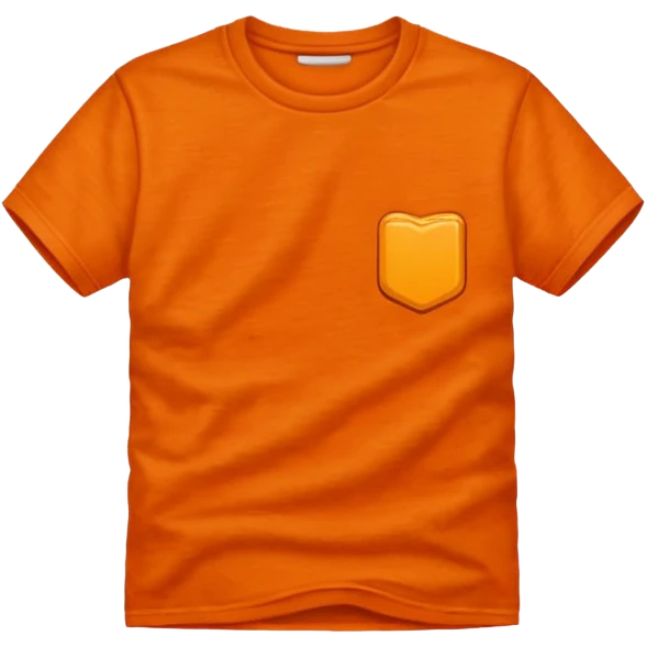 orange tshirt emoji