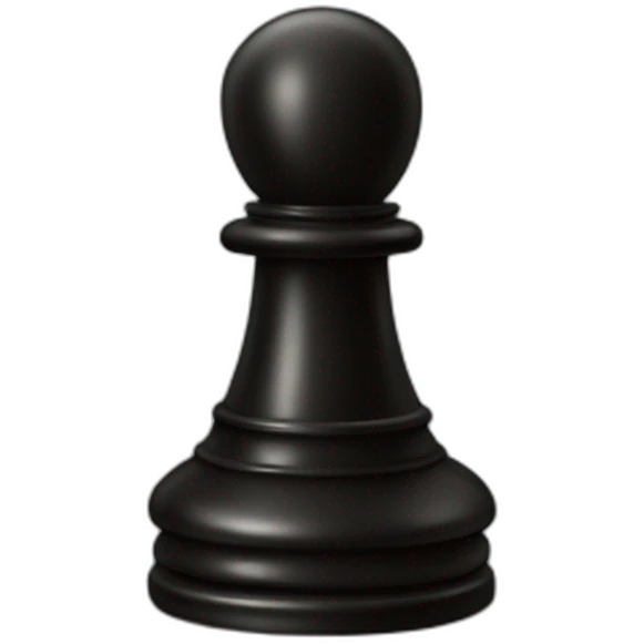 black Chess Pawn emoji