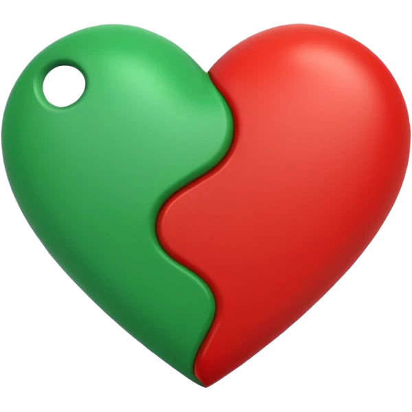 💚🤍❤️ emoji