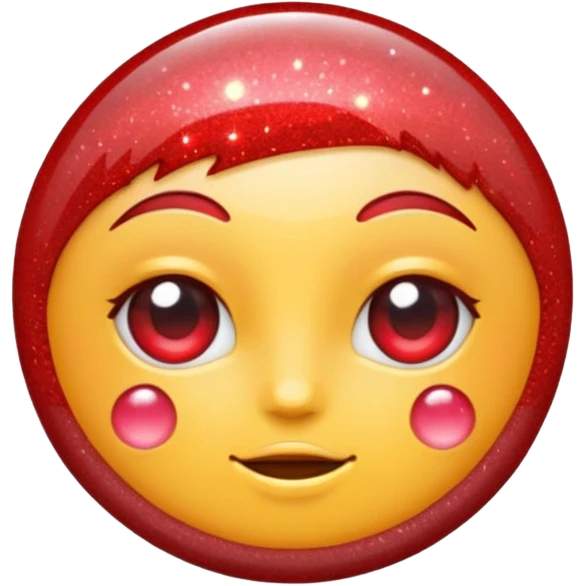 glitter red +18 emoji
