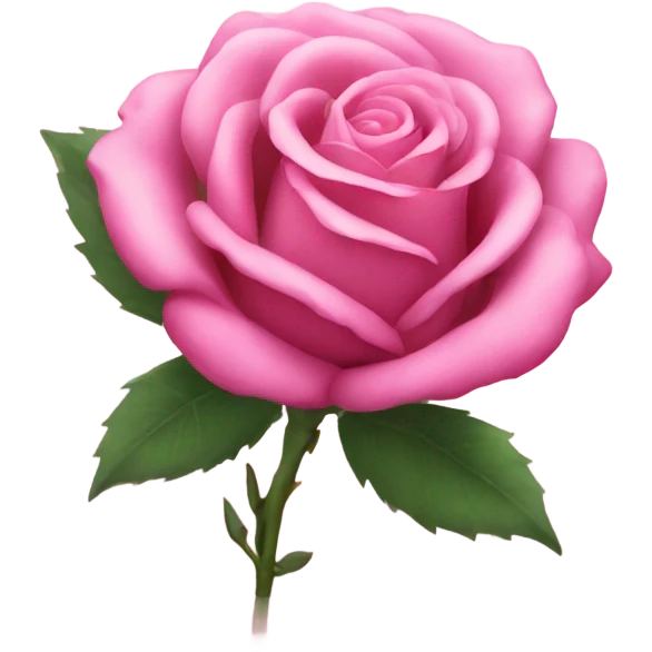 pink rose emoji