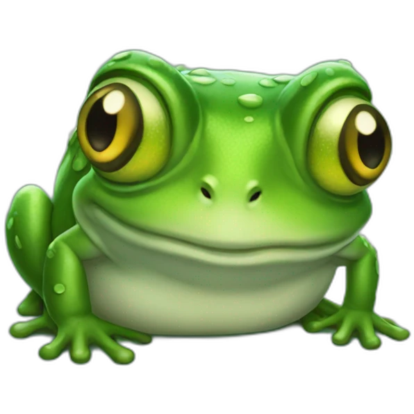 Magic frog emoji
