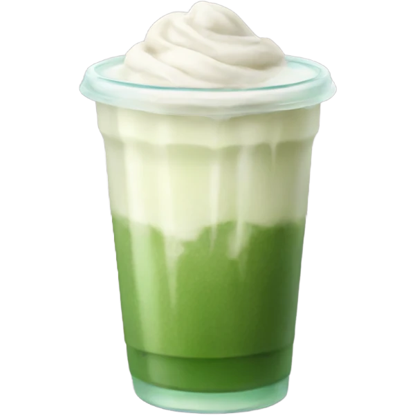 iced matcha latte emoji