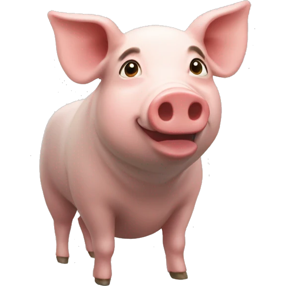 Cochon aveque courone  emoji