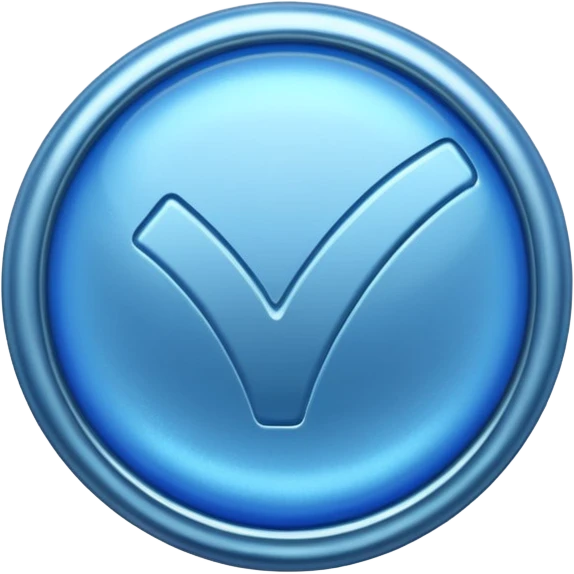 Verified blue tick emoji